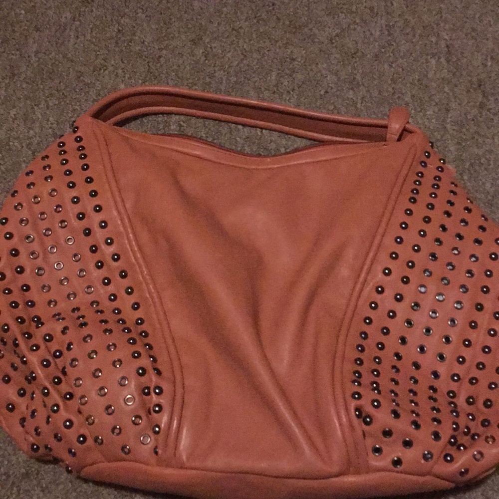 Orange Bag with studs